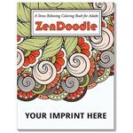 SCS2120 ZenDoodle Adult Coloring Book With Custom Imprint